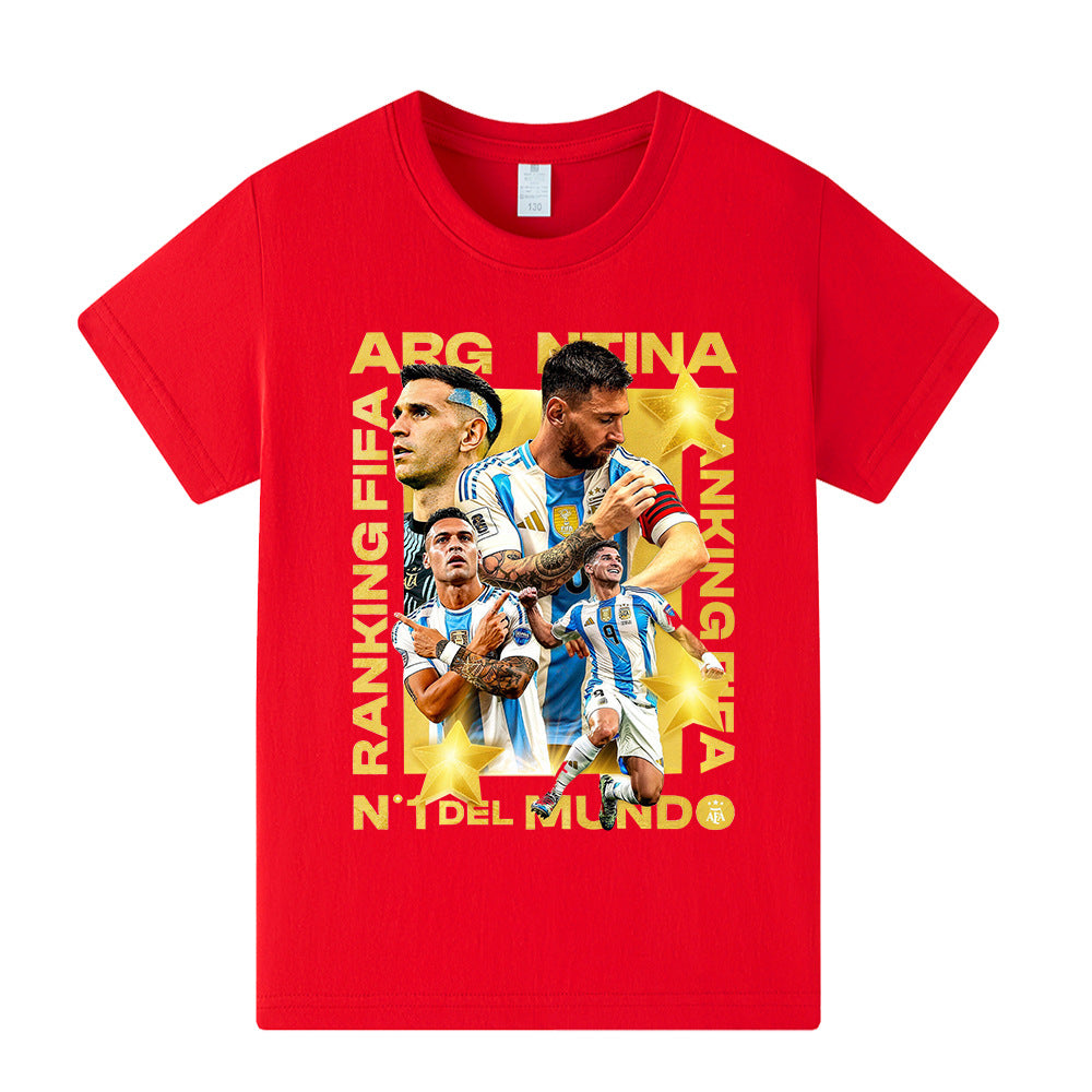 Lionel Messi Fotbolls T-shirt för Barn - Sportig Footballdinho