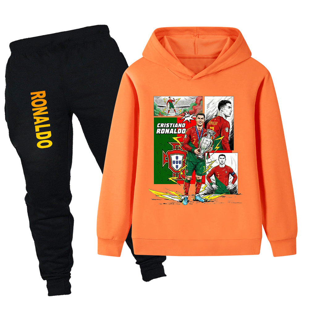 Cristiano Ronaldo Träningsoverall för Barn - Portugal - Tracksuit Footballdinho