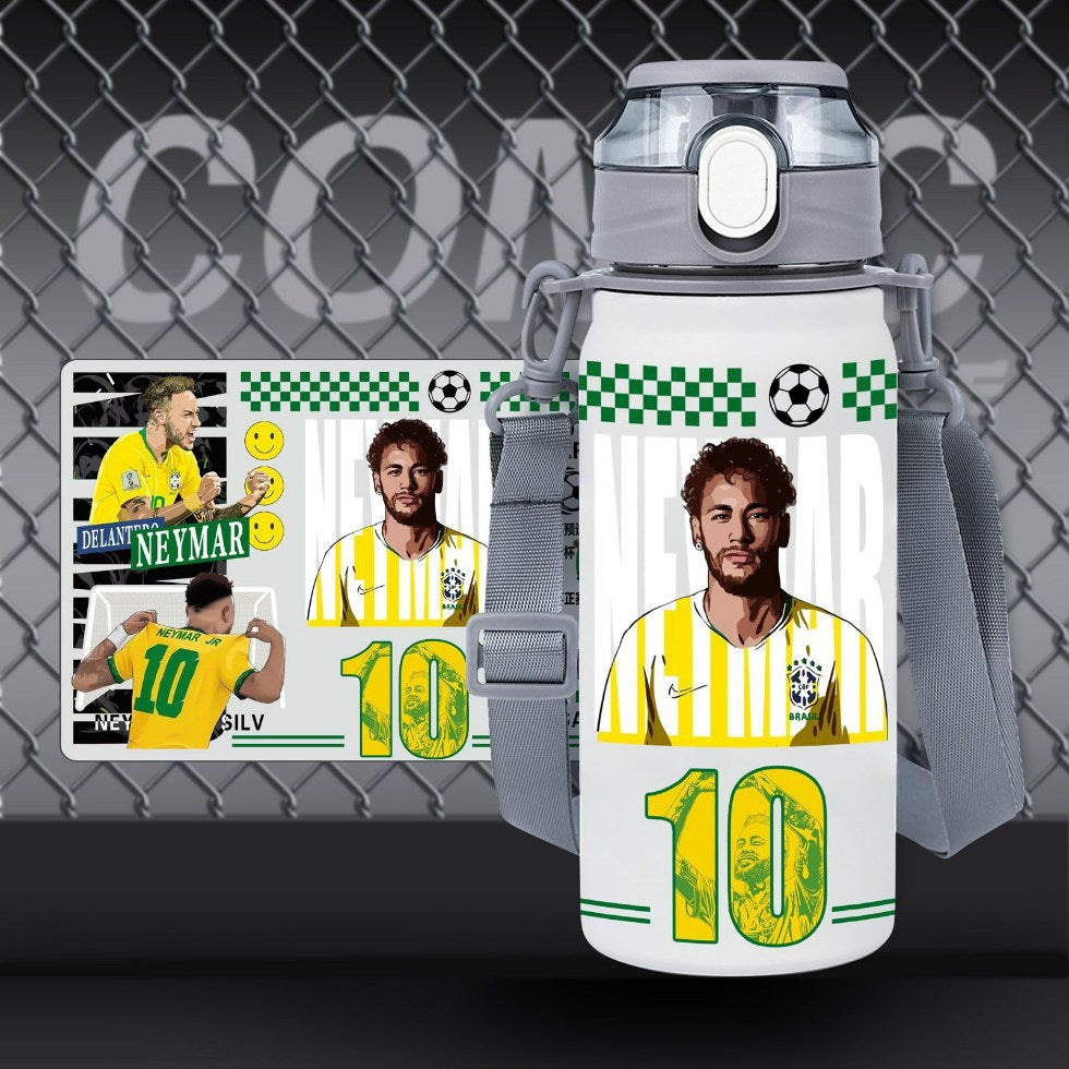 Termosflaska Neymar Jr. - Fotboll Vattenflaska - Thermos