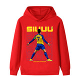 Ronaldo Fotbolls Hoodie för Barn - Cool Design Footballdinho