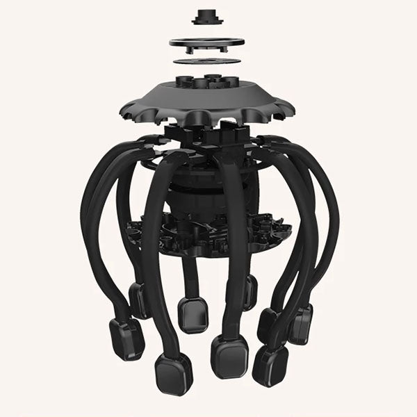 OctoRelief elektrisk hårbottenmassageapparat – 360° lugnande huvudmassage MILA Sverige