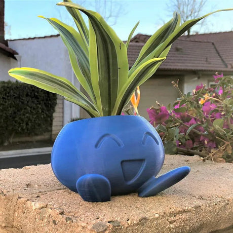 Bedårande Oddish-inspirerad kruka — Charmig kruka för suckulenter, örter och krukväxter MILA Sverige