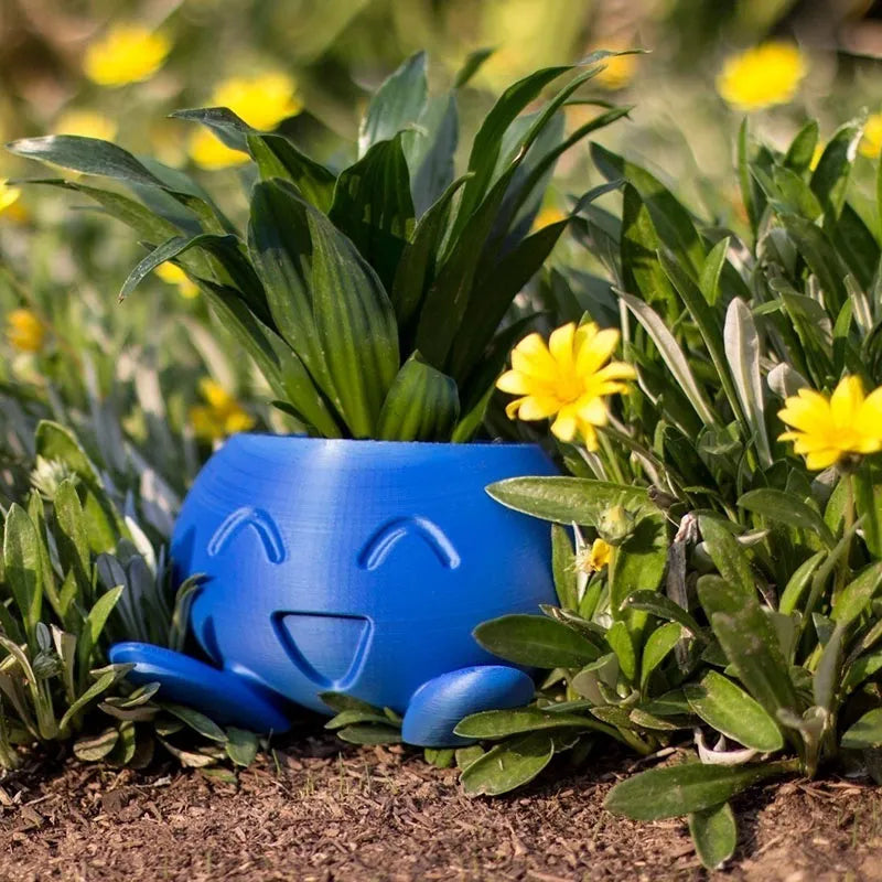 Bedårande Oddish-inspirerad kruka — Charmig kruka för suckulenter, örter och krukväxter MILA Sverige