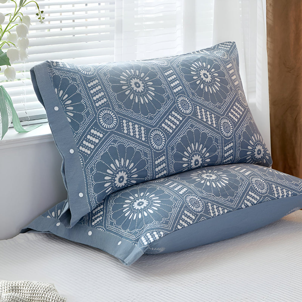 Ren Bomull Knäppt Kuddöverdrag Carvallo