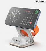 Carvallo - Fällbar, bärbar laddning av flera enheter [Sista dagen rabatt] Carvallo