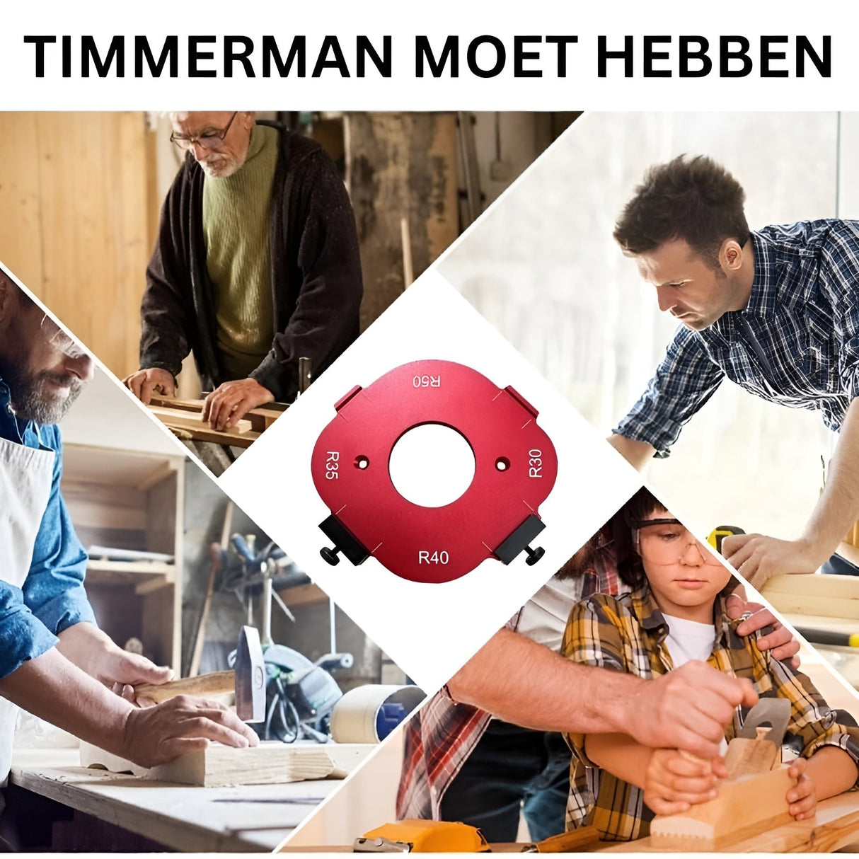 Carvallo - 4-i-1-verktyg för träbearbetning Carvallo