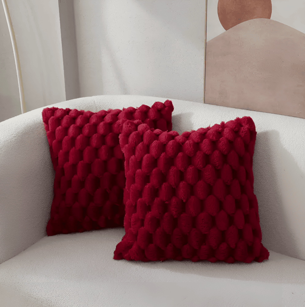 DreamHaven – Lyxigt Mjukt Kuddfodral med Fluffigt Mönster Hemnix