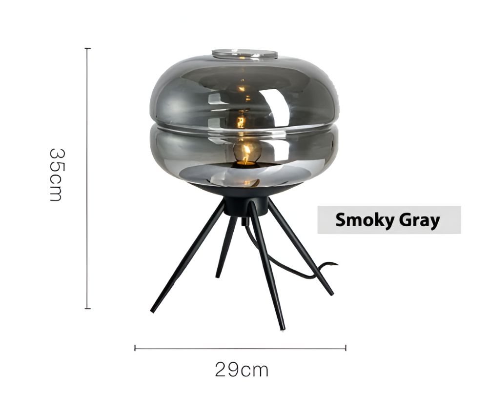 LumiBase – Stabil Bordslampa med Glaskupa Hemnix
