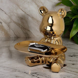 LuxeBear Bricka – Elegant Keramik med Skulptural Design Hemnix
