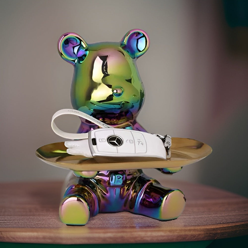 LuxeBear Bricka – Elegant Keramik med Skulptural Design Hemnix