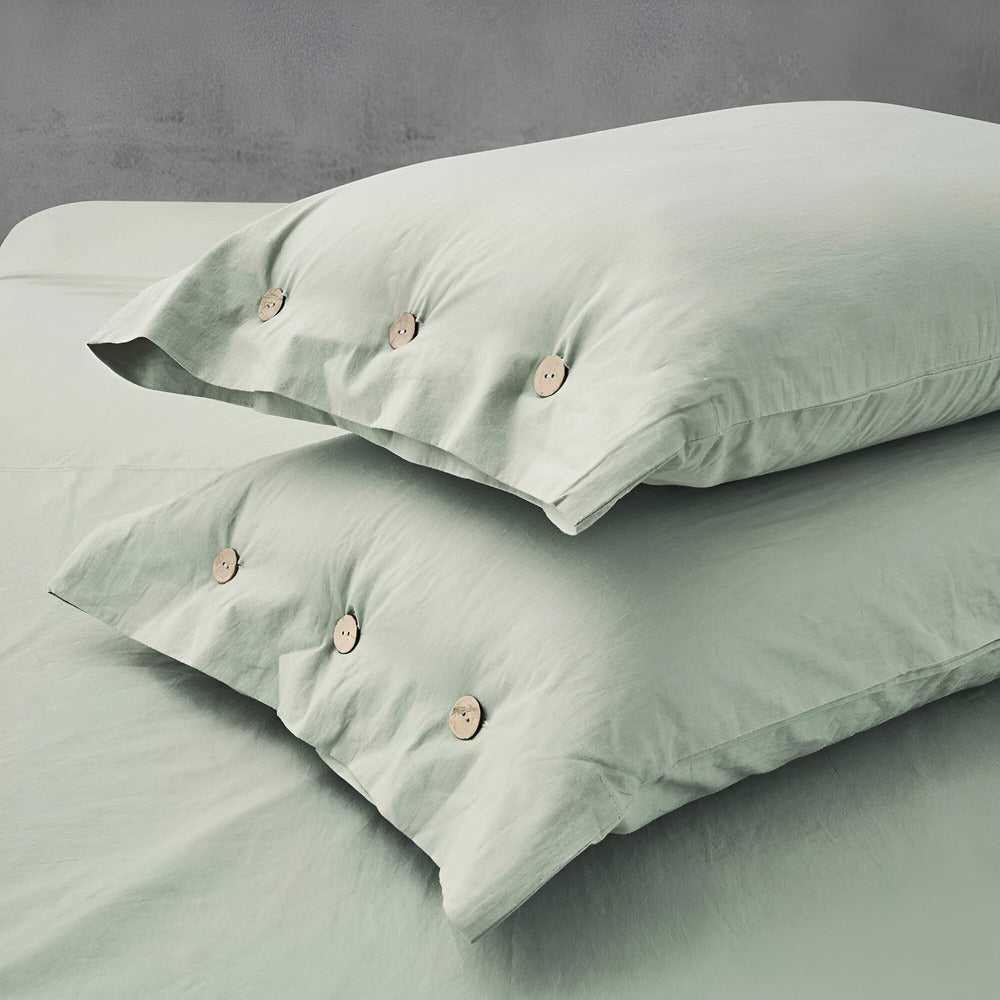 EcoSleep – Lyxigt Ekologiskt Bomullspåslakanset med Kuddöverdrag Hemnix