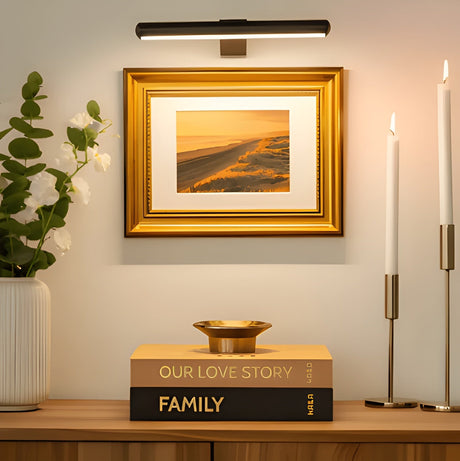 Trådlös LED-vägglampa – 120° roterbar & uppladdningsbar via USB | Flexibel & modern Carvallo