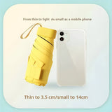 PocketSun Paraply - Lätt Kompakt Fällbar Reseparaply Carvallo