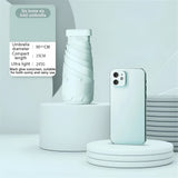 PocketSun Paraply - Lätt Kompakt Fällbar Reseparaply Carvallo