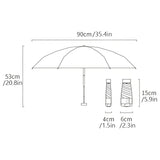 PocketSun Paraply - Lätt Kompakt Fällbar Reseparaply Carvallo