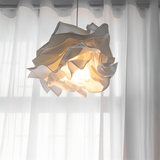 PaperLume Classic Pendellampa – Justerbar Vit Pappers Taklampa i Japandi Stil Hemnix