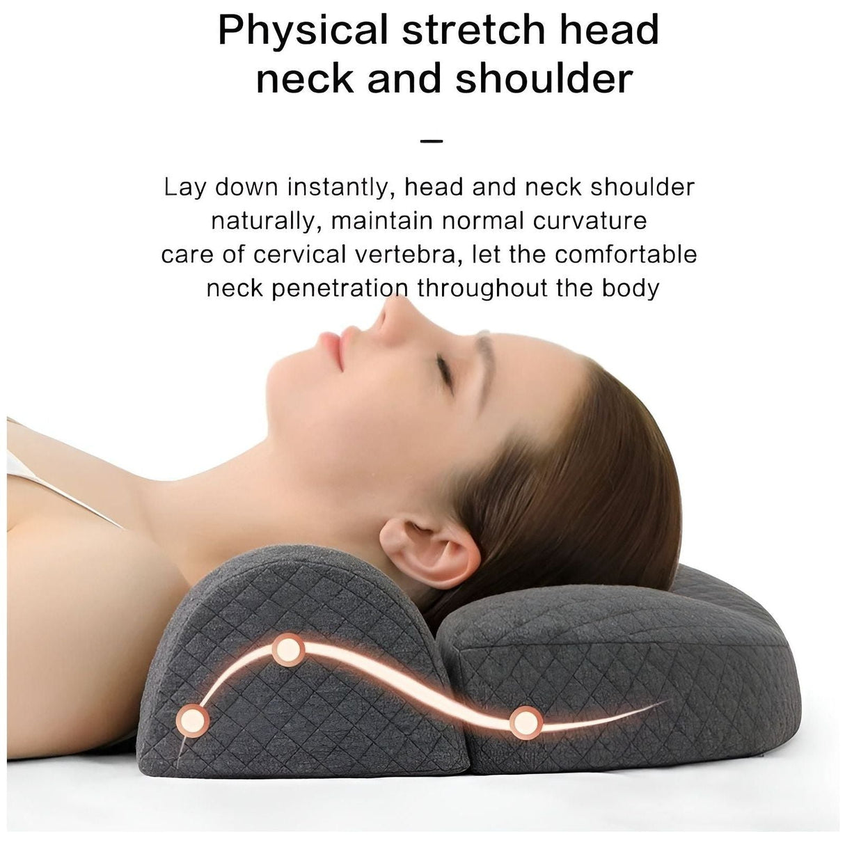 OrthoLuxe Kudde - Ergonomisk Cervikal Minneskum Konturkudde Carvallo