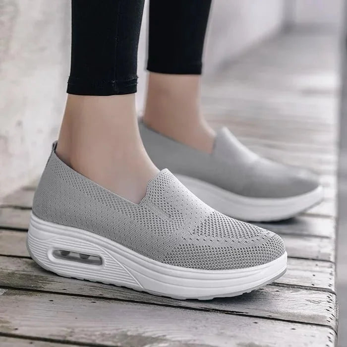 Herr Sneakers Ortopedisk Design Andningsbart Syntetmaterial