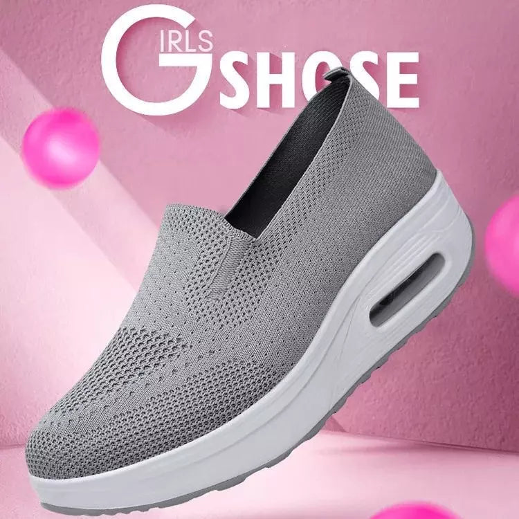 Herr Sneakers Ortopedisk Design Andningsbart Syntetmaterial