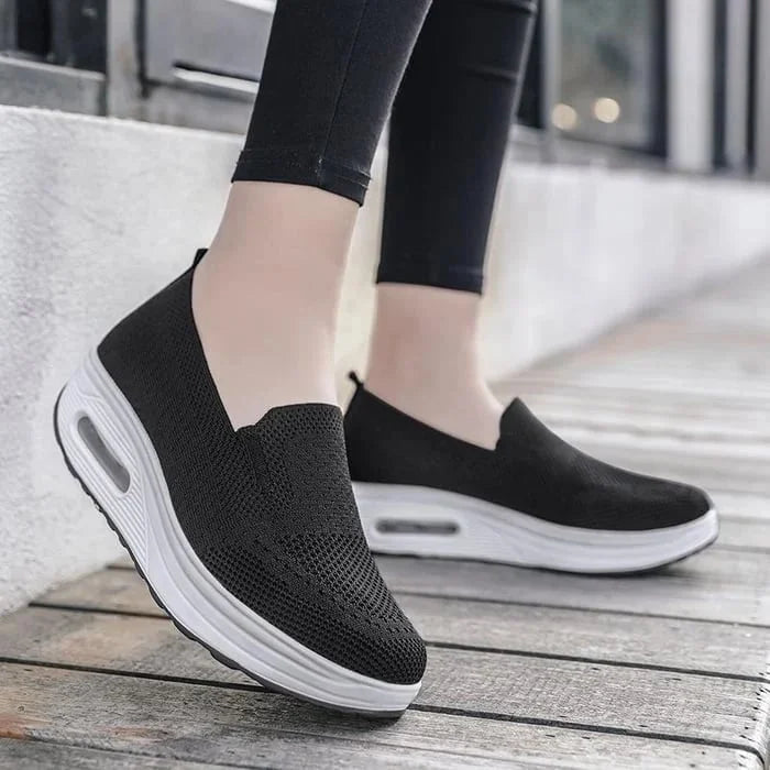 Herr Sneakers Ortopedisk Design Andningsbart Syntetmaterial