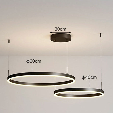 Oslo Modern Ring-Taklampa – Justerbar 3-ringdesign för elegant atmosfär Carvallo