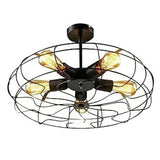 RetroKooi - Vintage Krona ljuskrona Carvallo