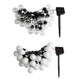 Soliga utomhus festoon ljusslingor - Varm vit glöd för trädgårdar och altaner Carvallo