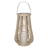 RattanRay Lykta - Vattentät Solcellsdriven Rattan Hänglykta Carvallo