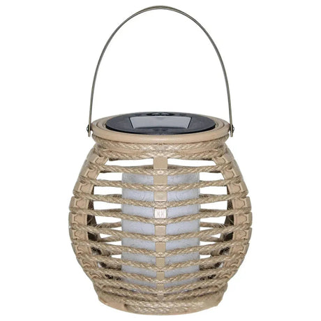 Carvallo - Elegant Soldriven Rattanlampa För Utomhus Charm Carvallo