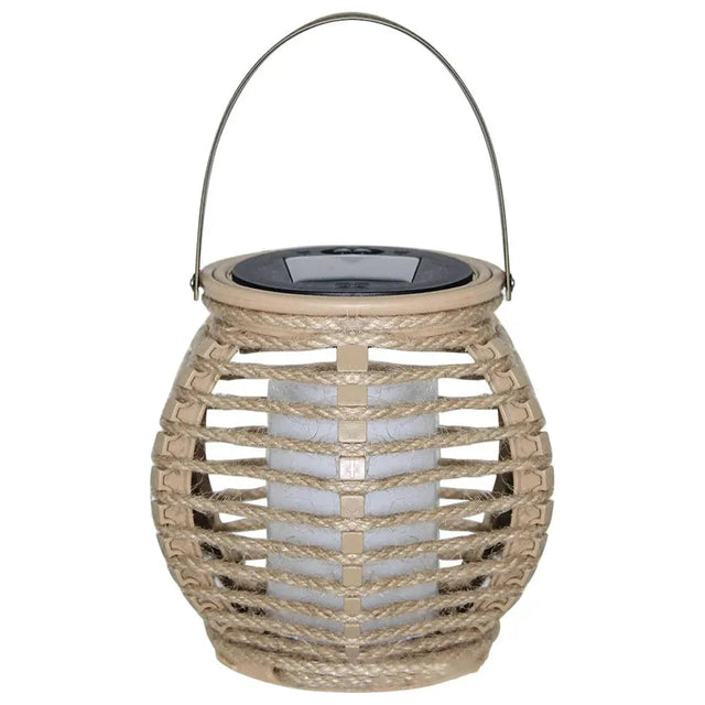 Carvallo - Elegant Soldriven Rattanlampa För Utomhus Charm Carvallo
