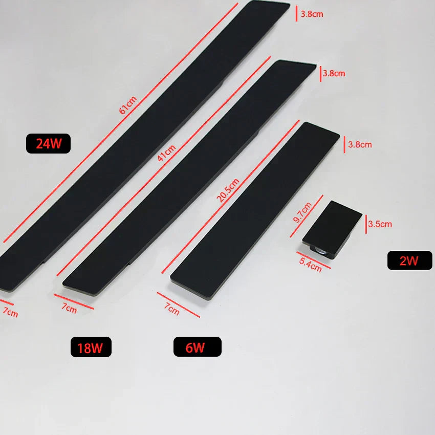 RainGlow | Vattentät Aluminium Utomhusvägglampa Carvallo