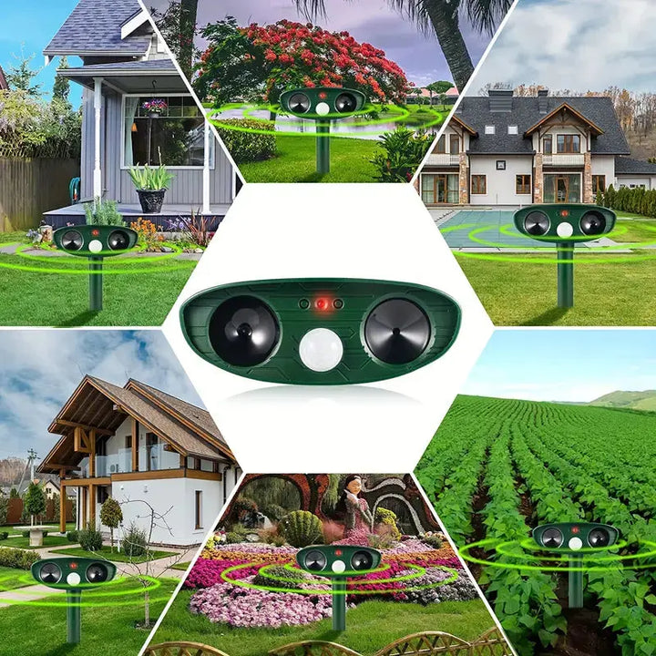 Soldriven ultraljudsavskräckare för skadedjur MILA Sverige