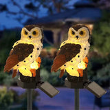 Owlight - Solar trädgårdslampa med dekorativ stolpe MILA Sverige