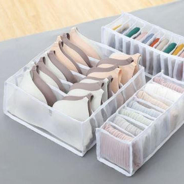 Luxora Stiliga Förvaringsboxar För Underkläder - 3-Pack Set Carvallo