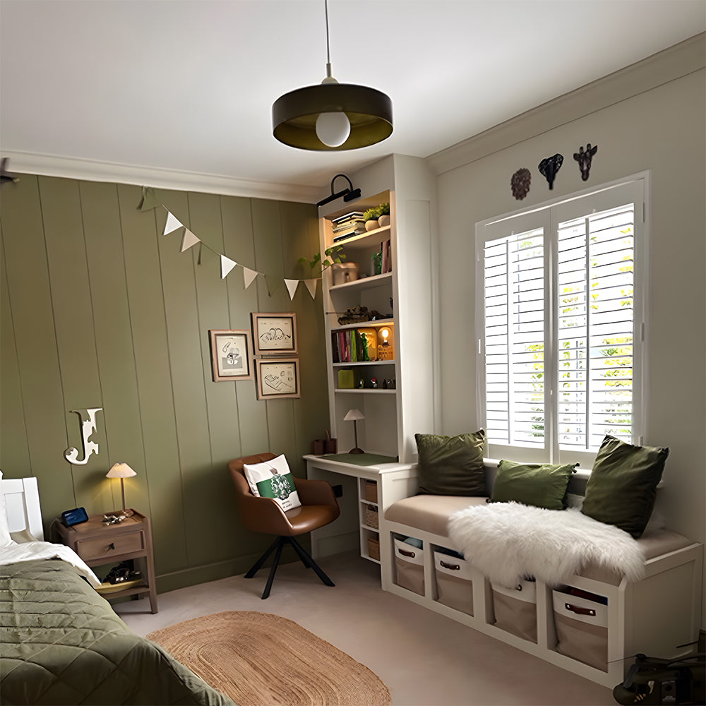 Modern Glass LED Pendant Light | H7.09" eller H8.66" | Bauhaus-inspirerad | Takarmatur | Brick by Brick Carvallo