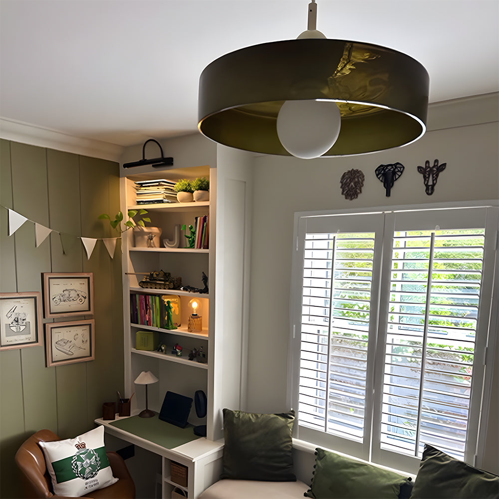 Modern Glass LED Pendant Light | H7.09" eller H8.66" | Bauhaus-inspirerad | Takarmatur | Brick by Brick Carvallo