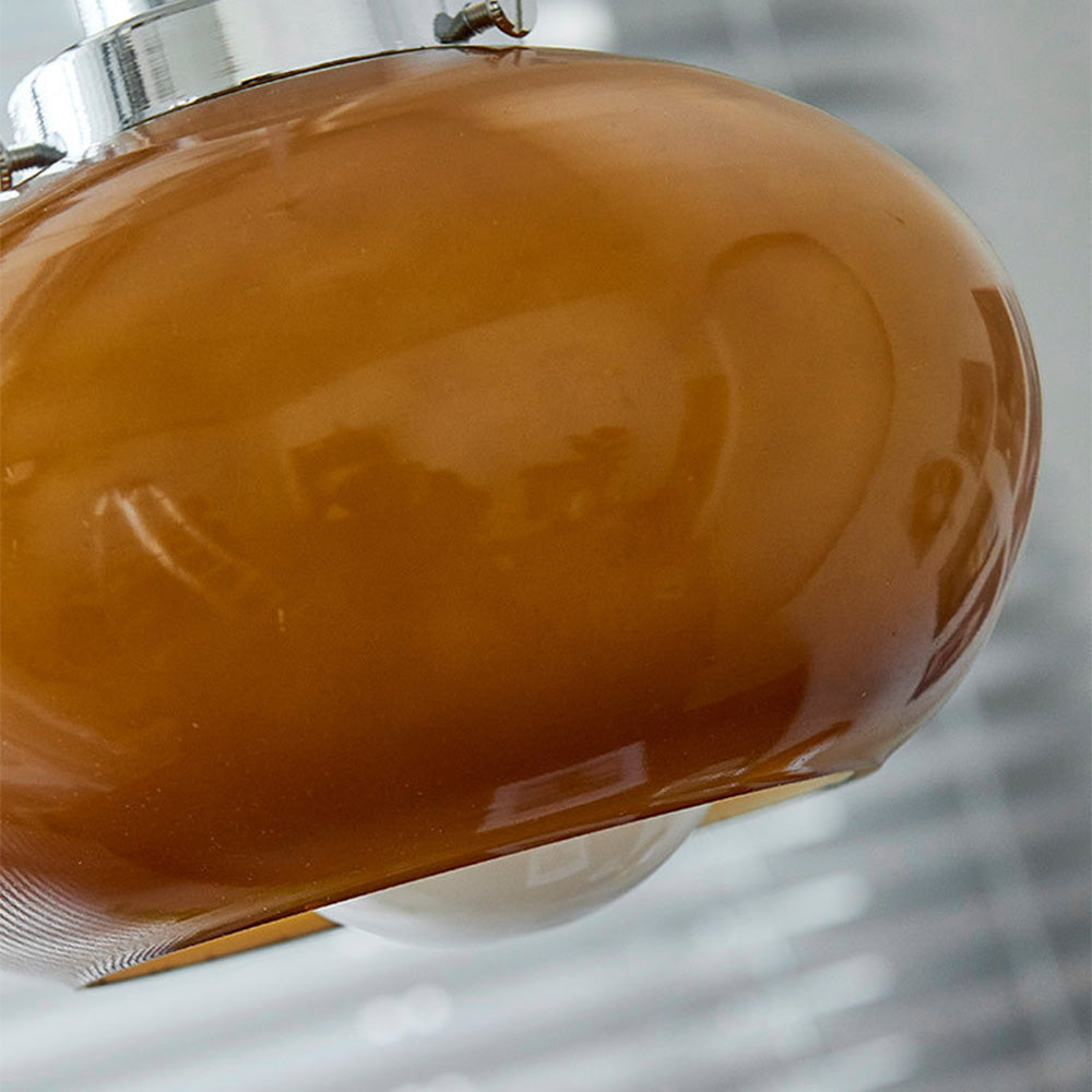 Bauhaus Medeltida Gul Glas Hänglampa Carvallo