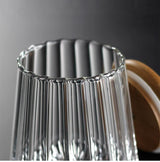 Charm Wave Glasförvaringsbehållare med lock MILA Sverige