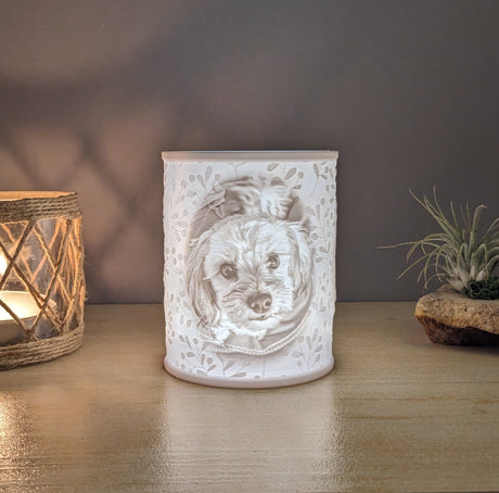 AuraSculpt – Konstnärlig 3D-tryckt Lampa Carvallo