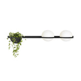 Snygg globformad utomhusvägglampa Carvallo