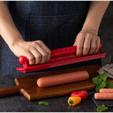 Criss-Cut varmkorvskärare – Verktyg i rostfritt stål och ABS för perfekt textur MILA Sverige