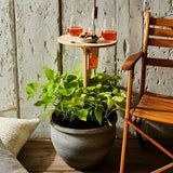 Hopfällbart bord för utomhus - Bärbart vinbord för trädgård och picknick Carvallo