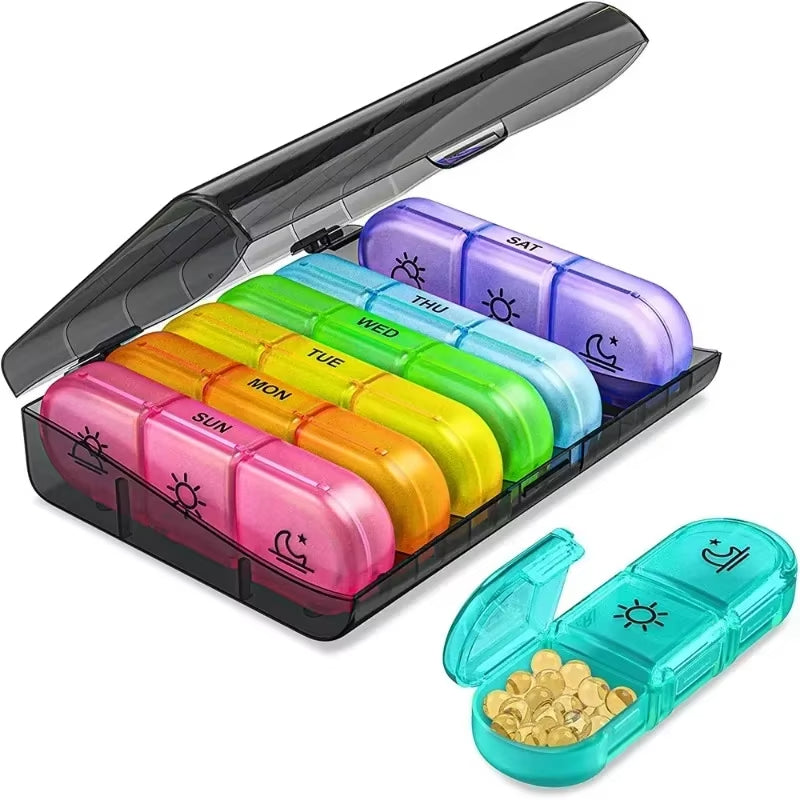 3x7-dagars Pillerbox-Hemnix-Multi-färg-Hemnix