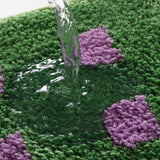 Rutig Halkfria Flockade Badrumsmatta Carvallo