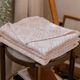 Rutig Mönster Bomulls Filt Carvallo