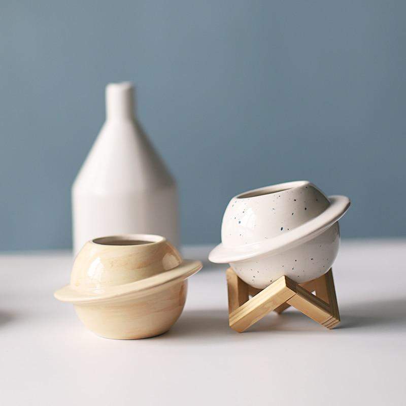 TerraGlow - Galaxinspirerad Keramisk Kruka MILA Sverige