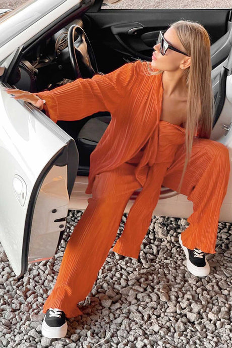 Dam Tvådelad Sommaruppsättning Lätt Linne Hemnix