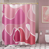 Poppie Klar Rosa Duschdraperi Carvallo