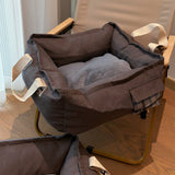 Bärbar husdjursäng med handtag Mysig tvättbar hundsäng Carvallo