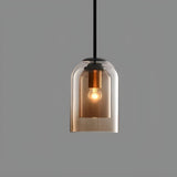 ScandiLume Light - Nordisk Postmodern Pendellampa med Dubbel Glas Carvallo